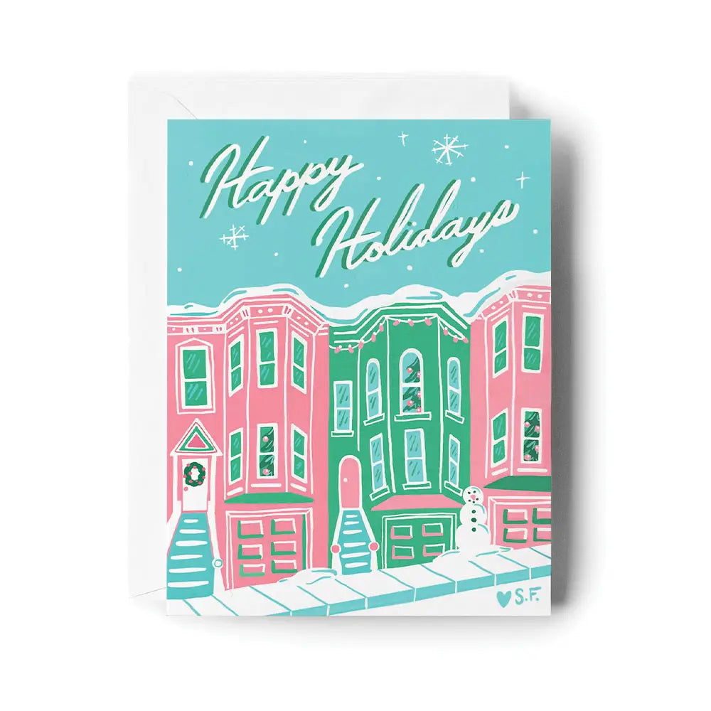 Painted Ladies Happy Holidays Card Box Set - P I C N I C 