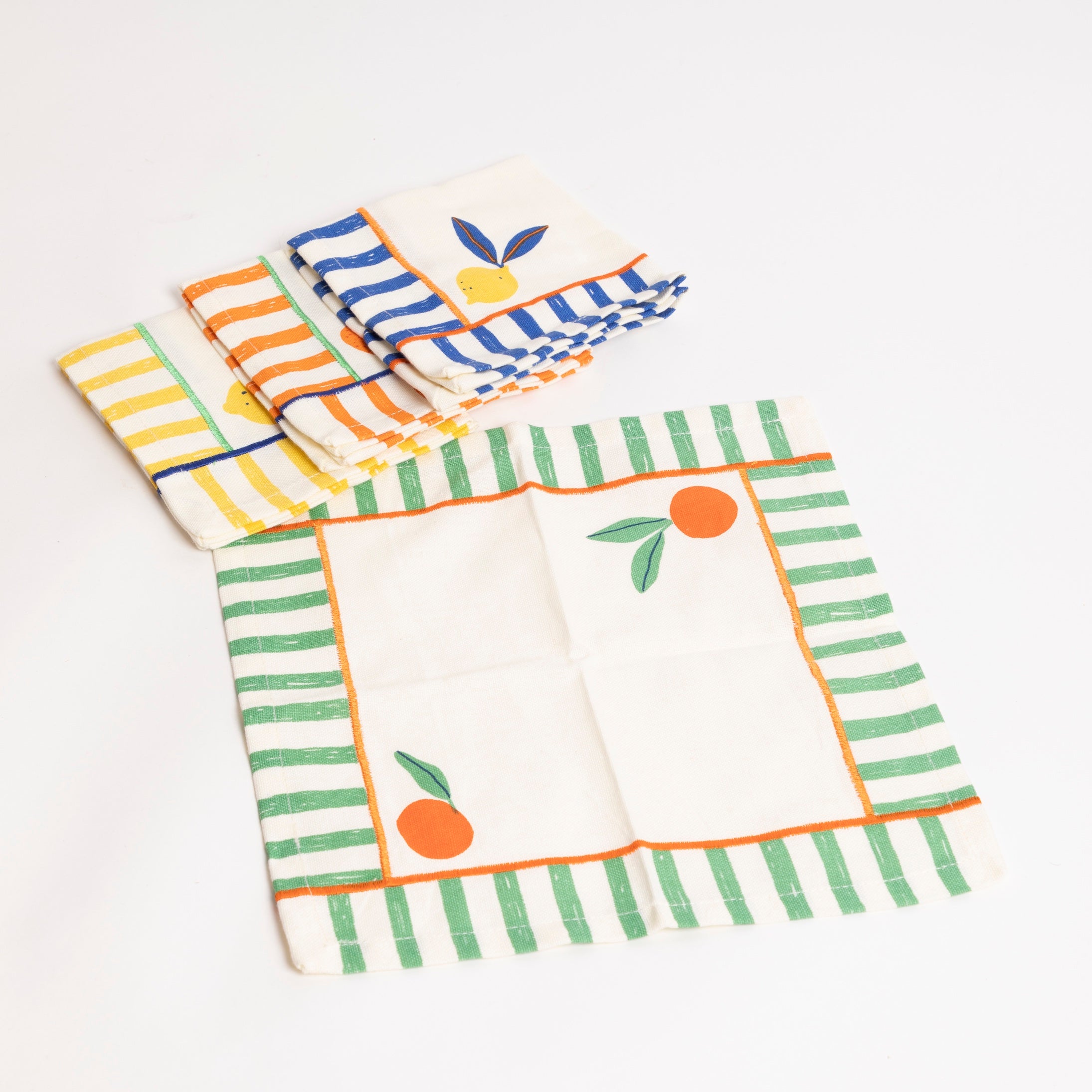 Citrus Burst Cocktail Napkin Set - P I C N I C