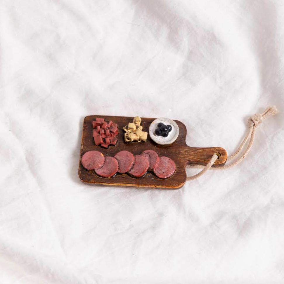 Charcuterie Board Ornament - P I C N I C 