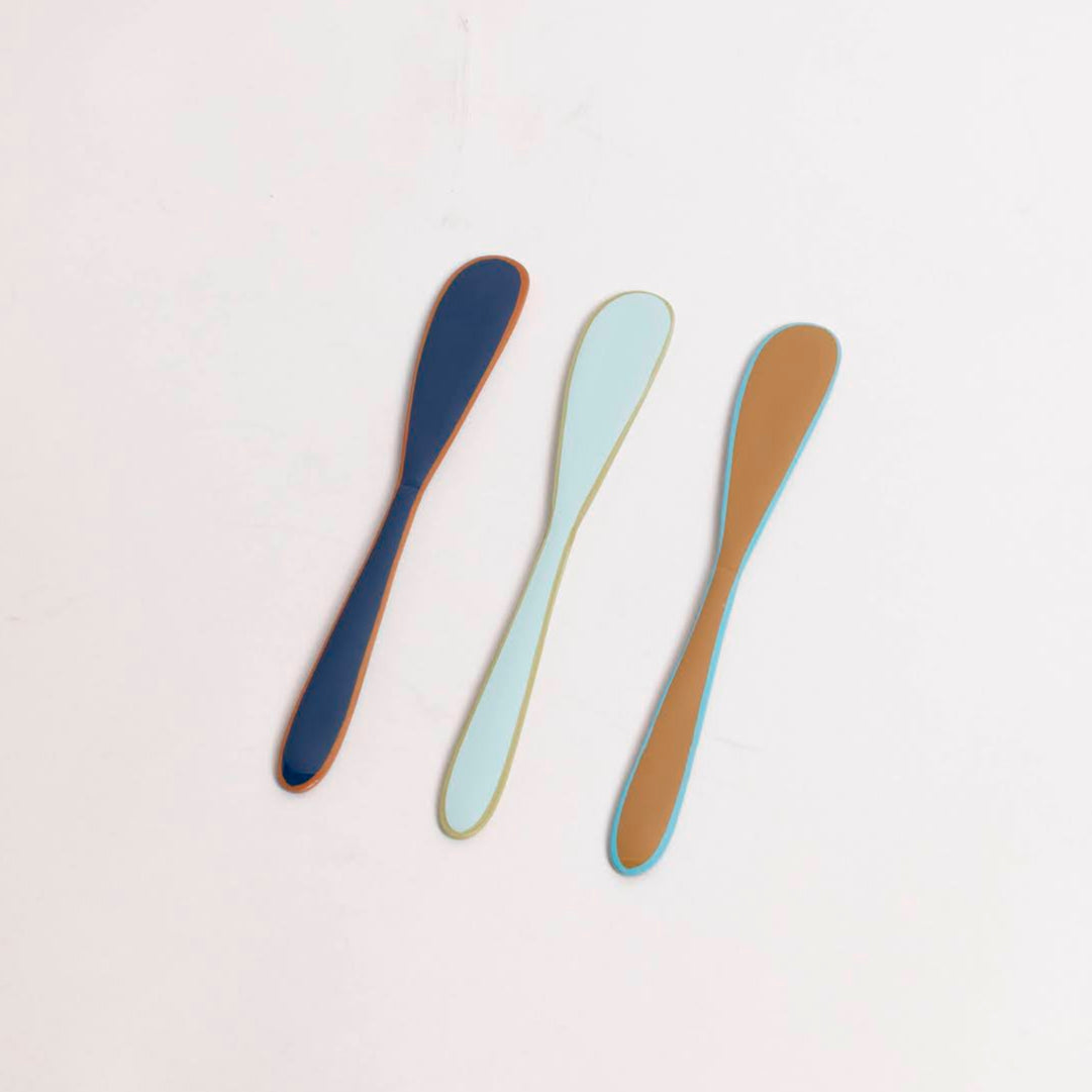 Cool Enamel Canape Knives - P I C N I C