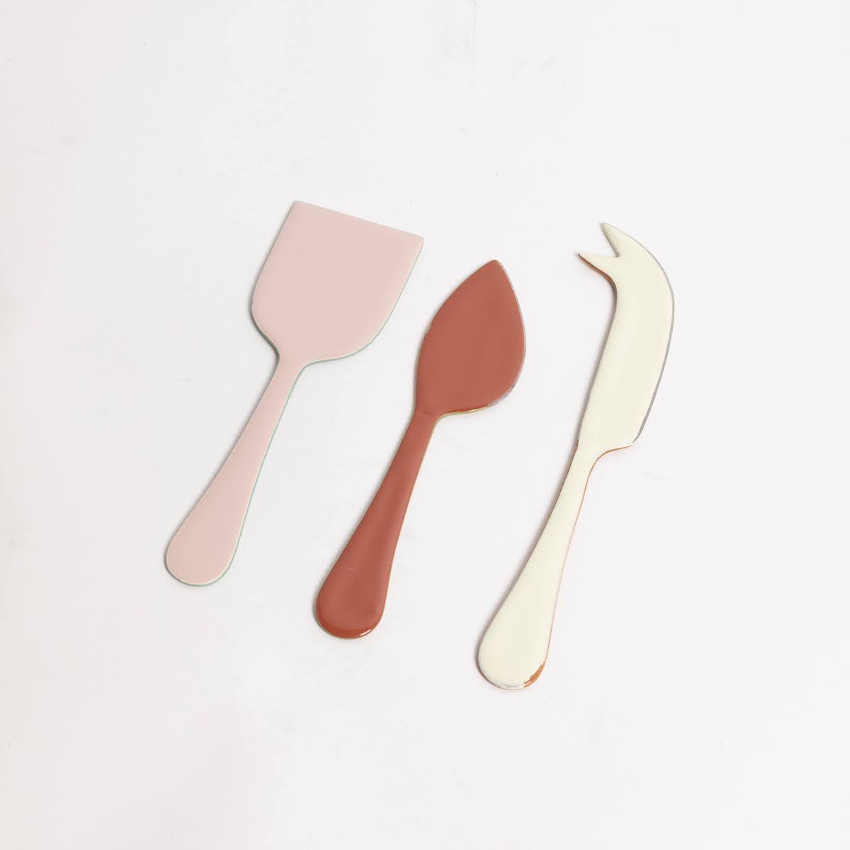 Warm Enamel Cheese Utensil Set - P I C N I C