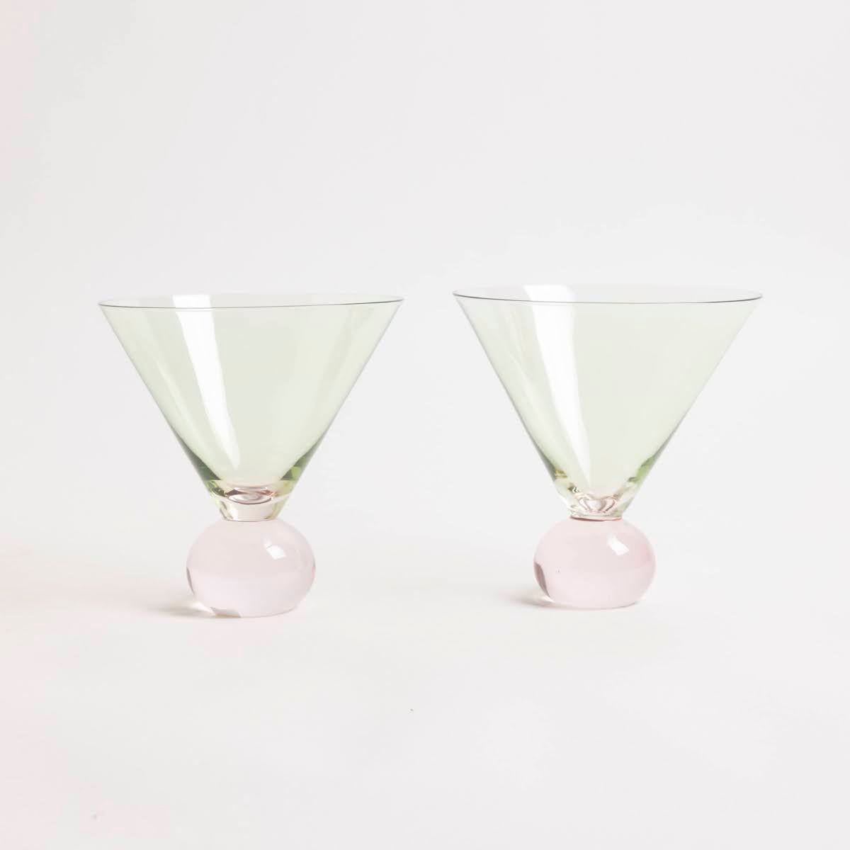 Two Tone Martini Glass - P I C N I C