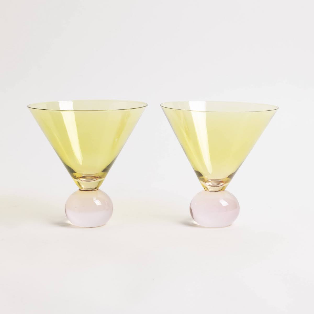 Two Tone Martini Glass - P I C N I C