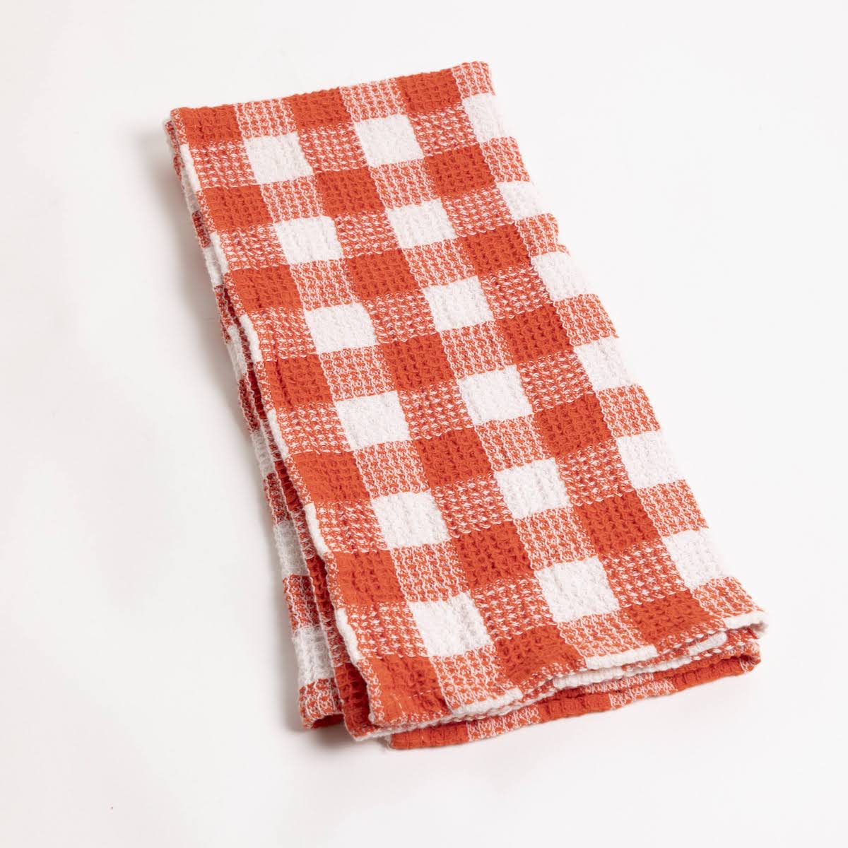 Picnic Gingham Cotton Waffle Weave Tea Towel - P I C N I C