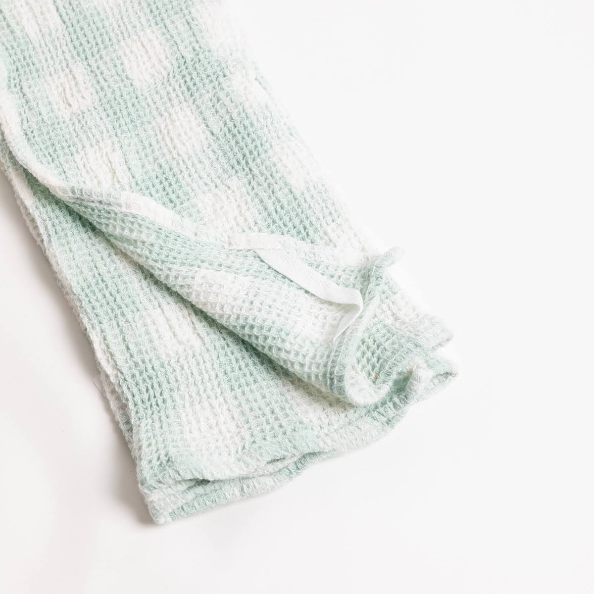 Picnic Gingham Cotton Waffle Weave Tea Towel - P I C N I C