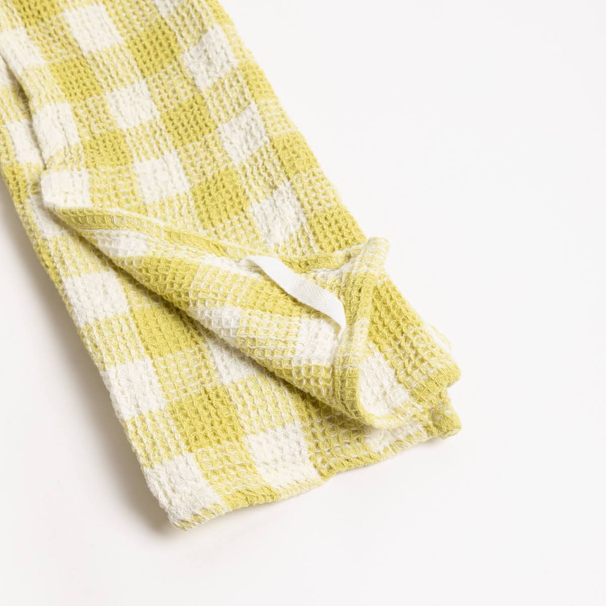 Picnic Gingham Cotton Waffle Weave Tea Towel - P I C N I C