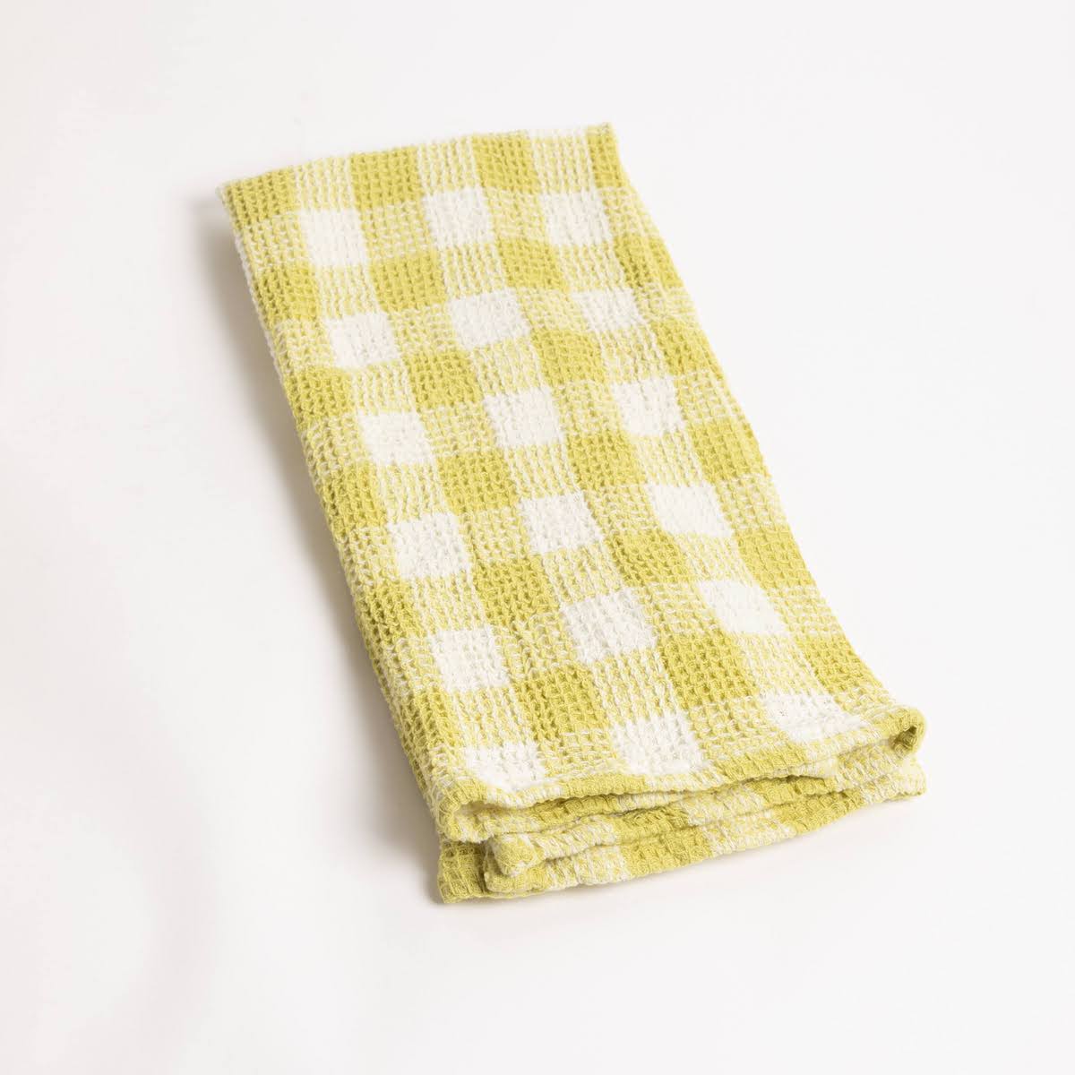 Picnic Gingham Cotton Waffle Weave Tea Towel - P I C N I C