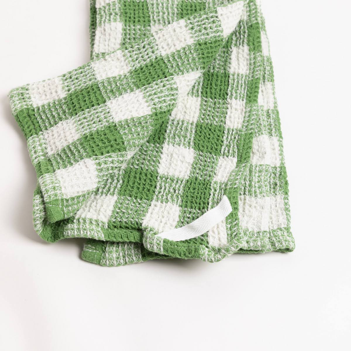 Picnic Gingham Cotton Waffle Weave Tea Towel - P I C N I C