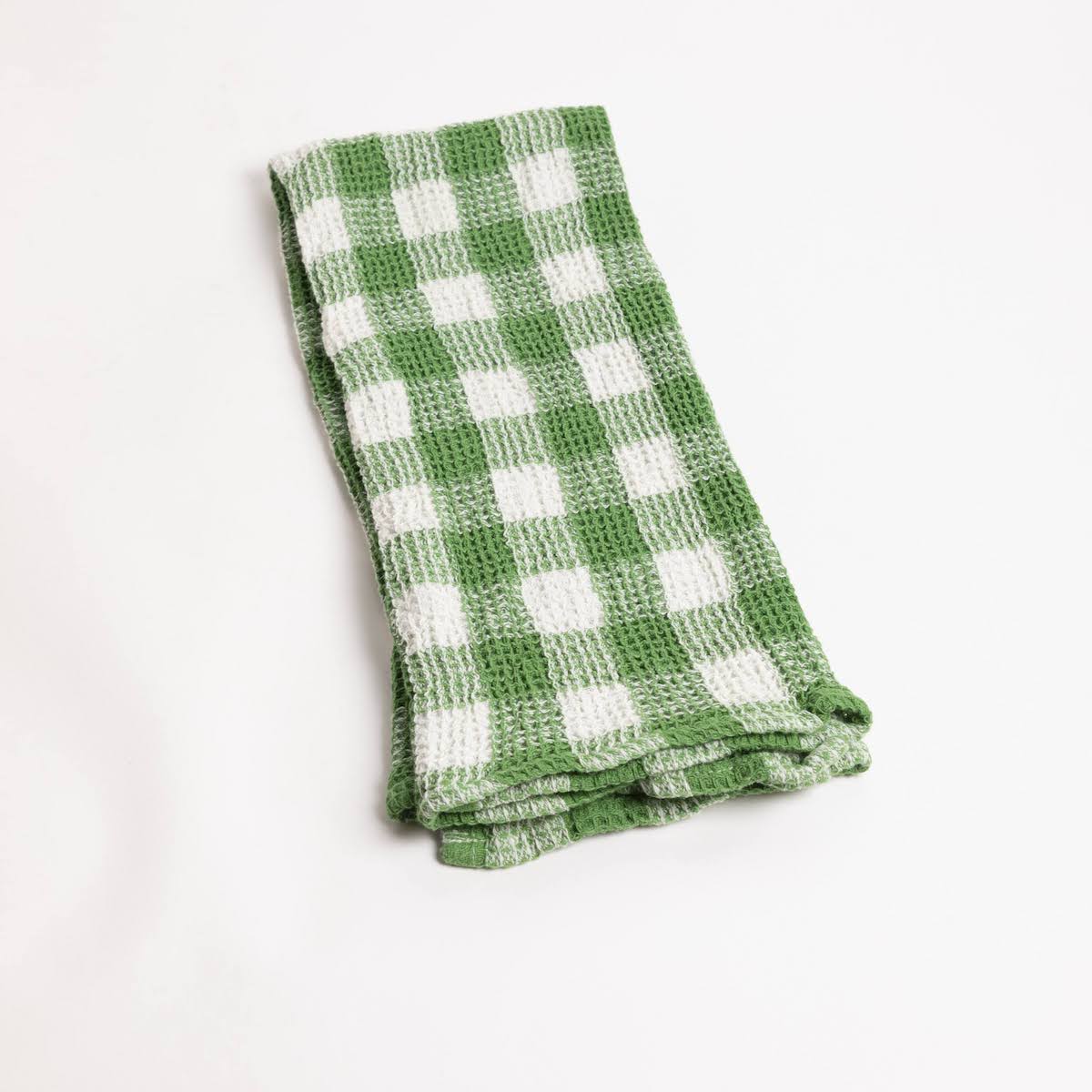 Picnic Gingham Cotton Waffle Weave Tea Towel - P I C N I C