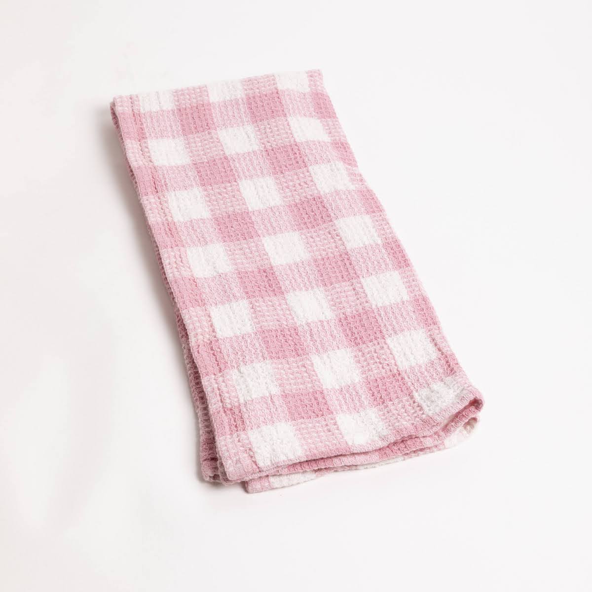 Picnic Gingham Cotton Waffle Weave Tea Towel - P I C N I C