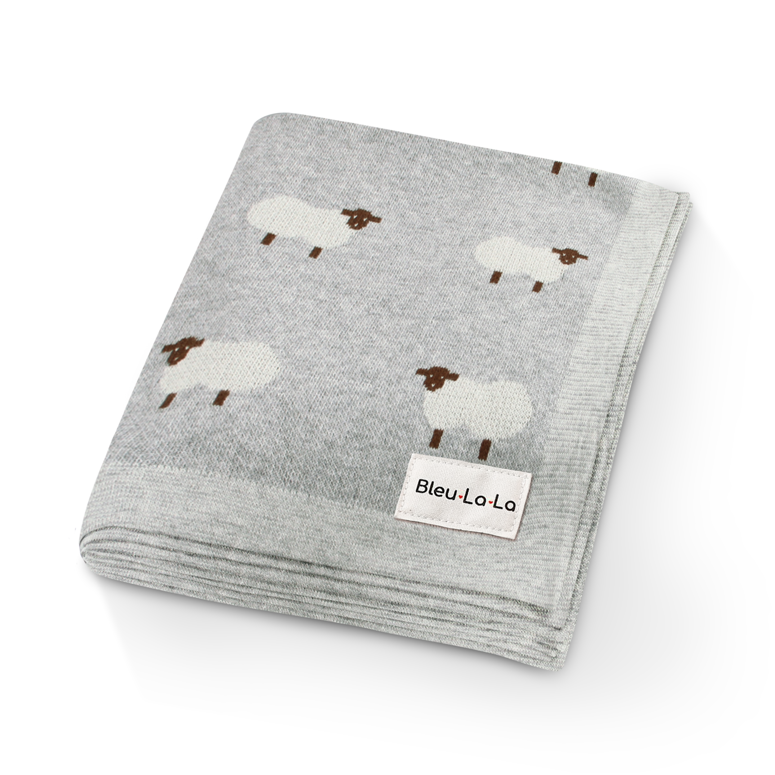 Sheep Cotton Swaddle Receiving Baby Blanket - P I C N I C 