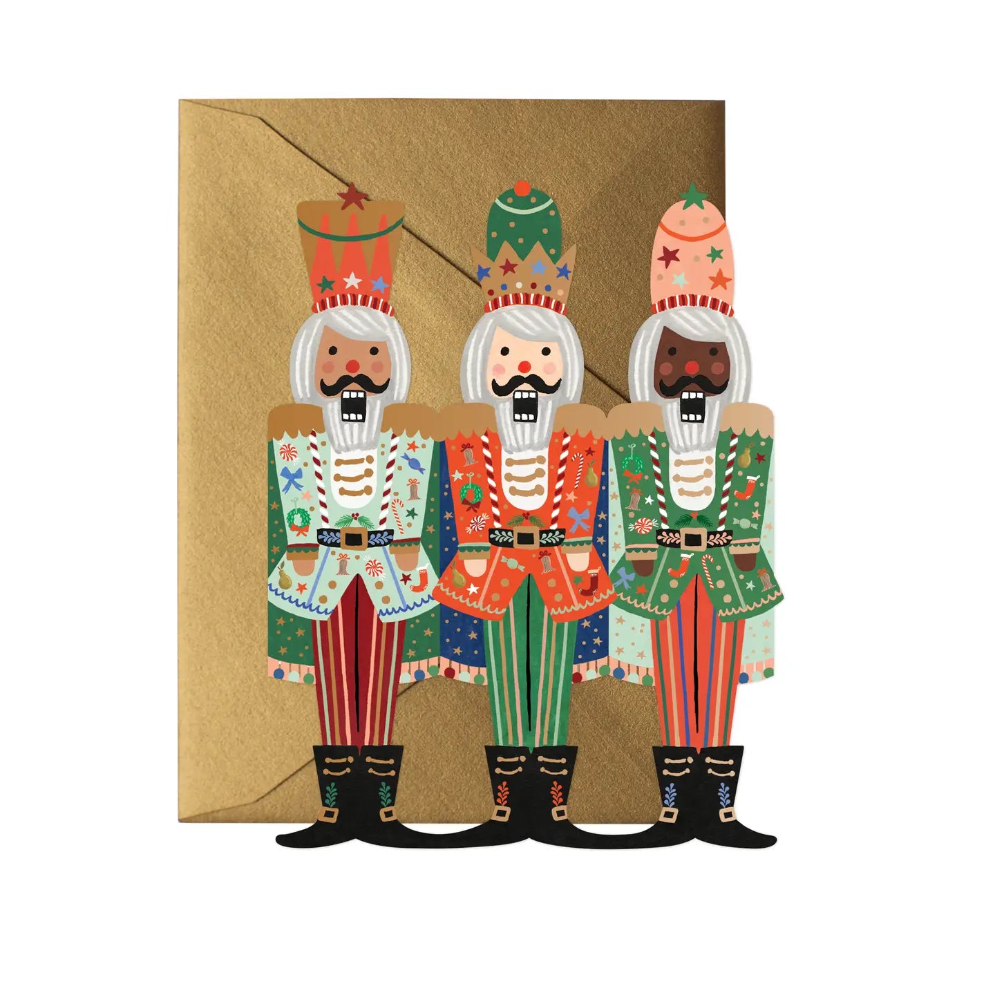 Nutcracker Brigade Die Cut Card - P I C N I C 