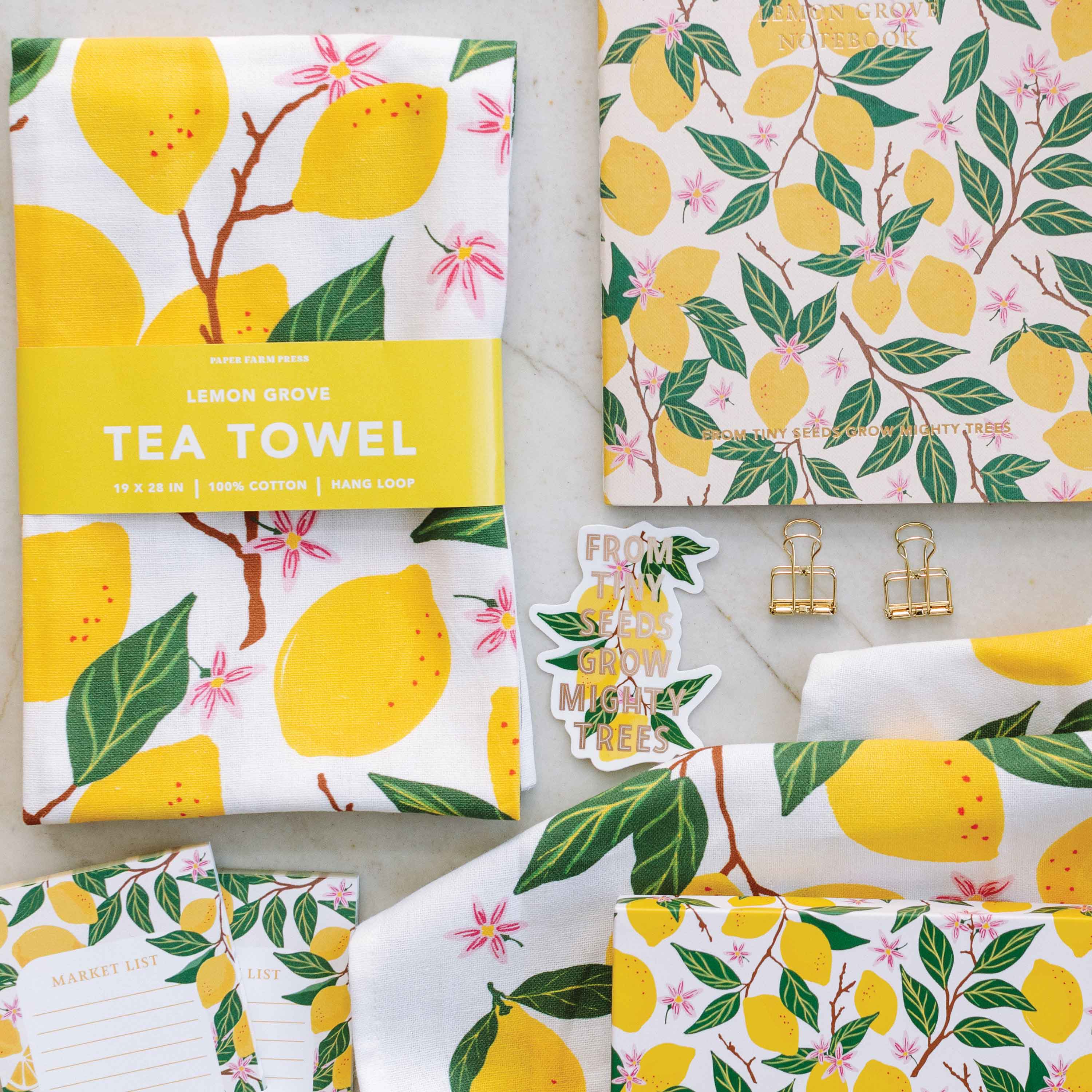 Lemon Grove Tea Towel - P I C N I C 