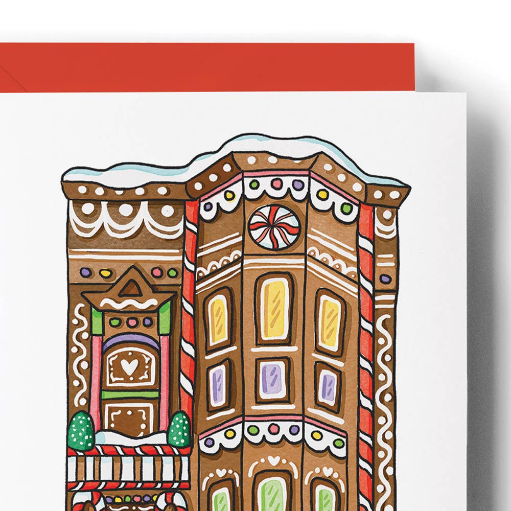 San Francisco Gingerbread House Holiday Cards - Set of 6 - P I C N I C 