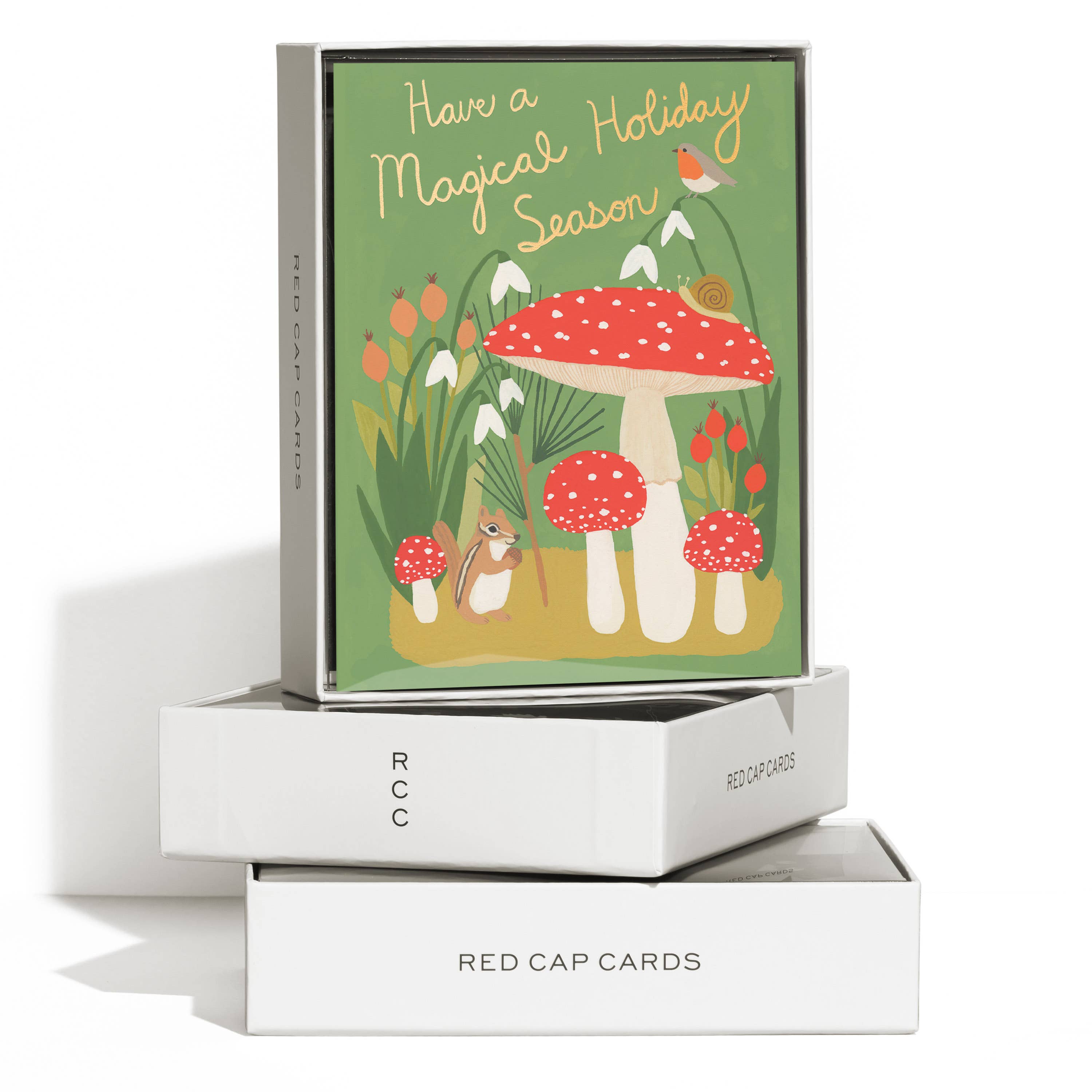 Forest Critters Holiday Greeting Card Box Set - P I C N I C 