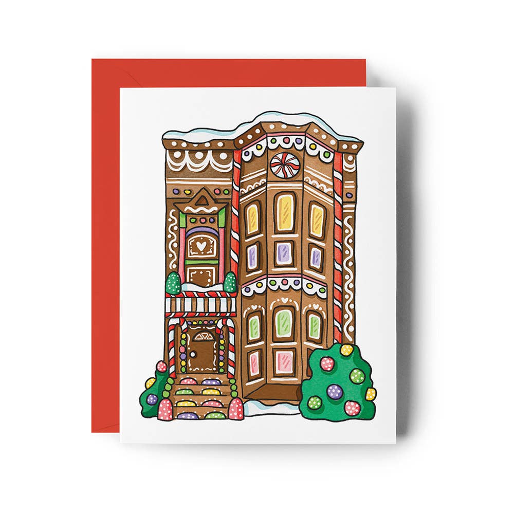 San Francisco Gingerbread House Holiday Cards - Set of 6 - P I C N I C 