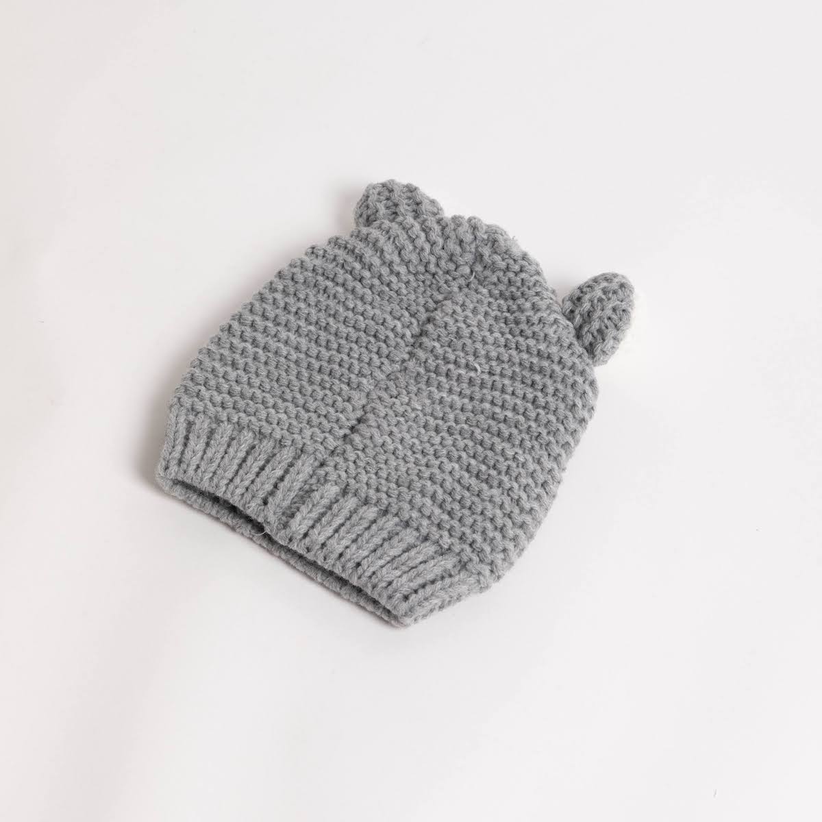 Teddy Bear Ears Knit Hat - P I C N I C 