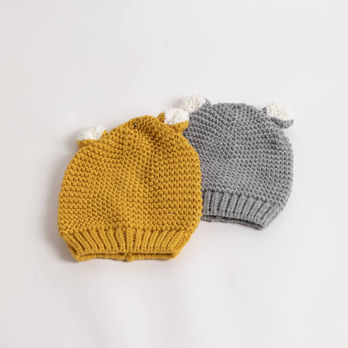 Teddy Bear Ears Knit Hat - P I C N I C 