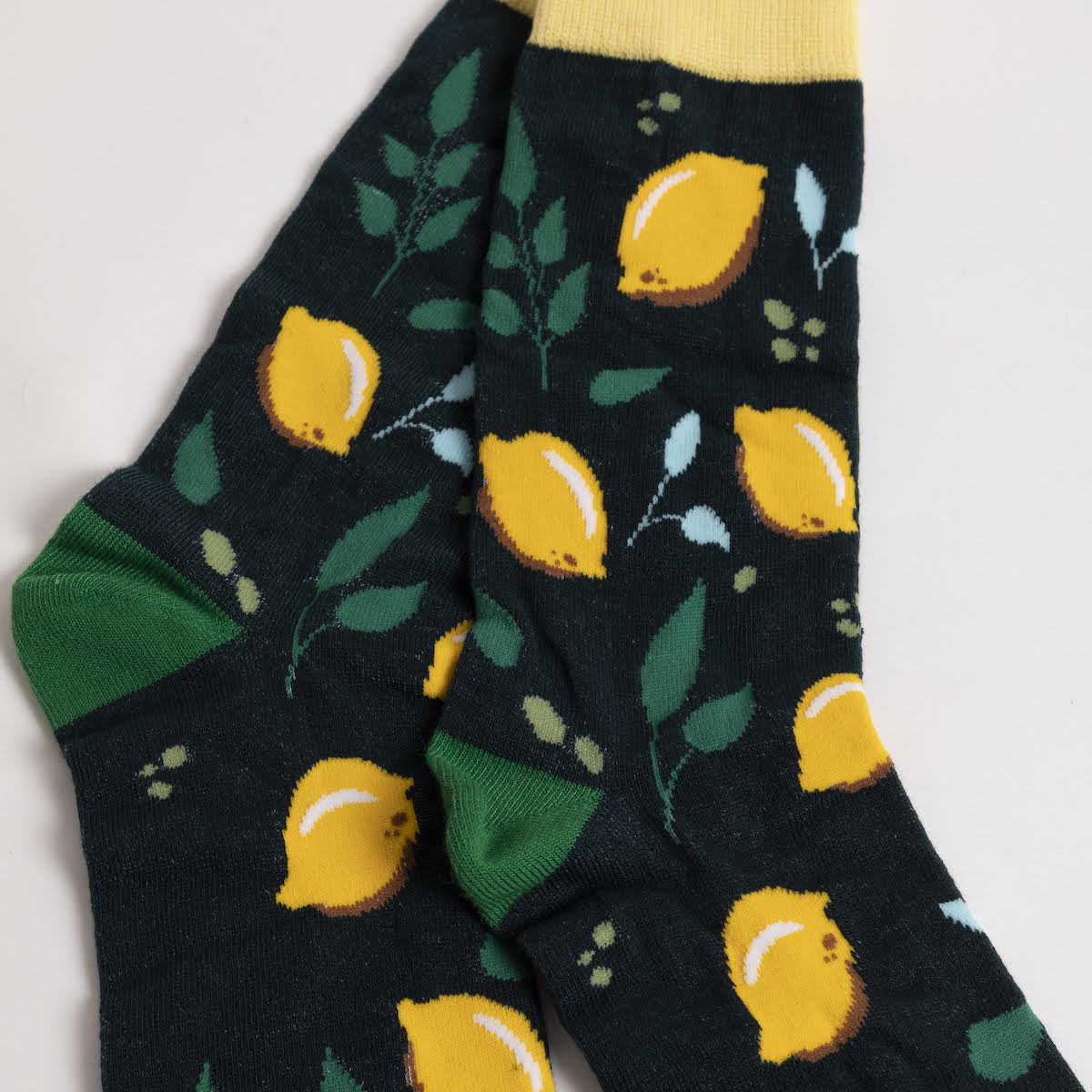 All About Lemons Navy Socks - P I C N I C 