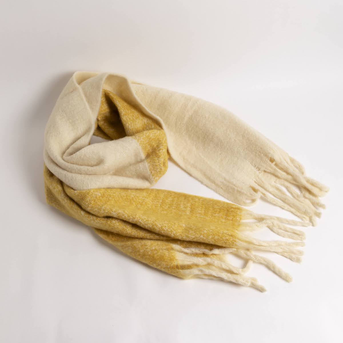 Two-Tone Mohair Scarf - P I C N I C 