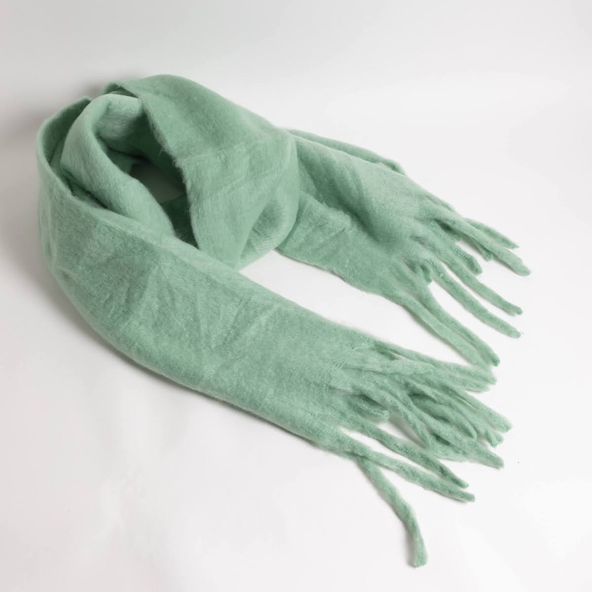 Solid Bright Cozy Winter Wraparound Scarf - P I C N I C 