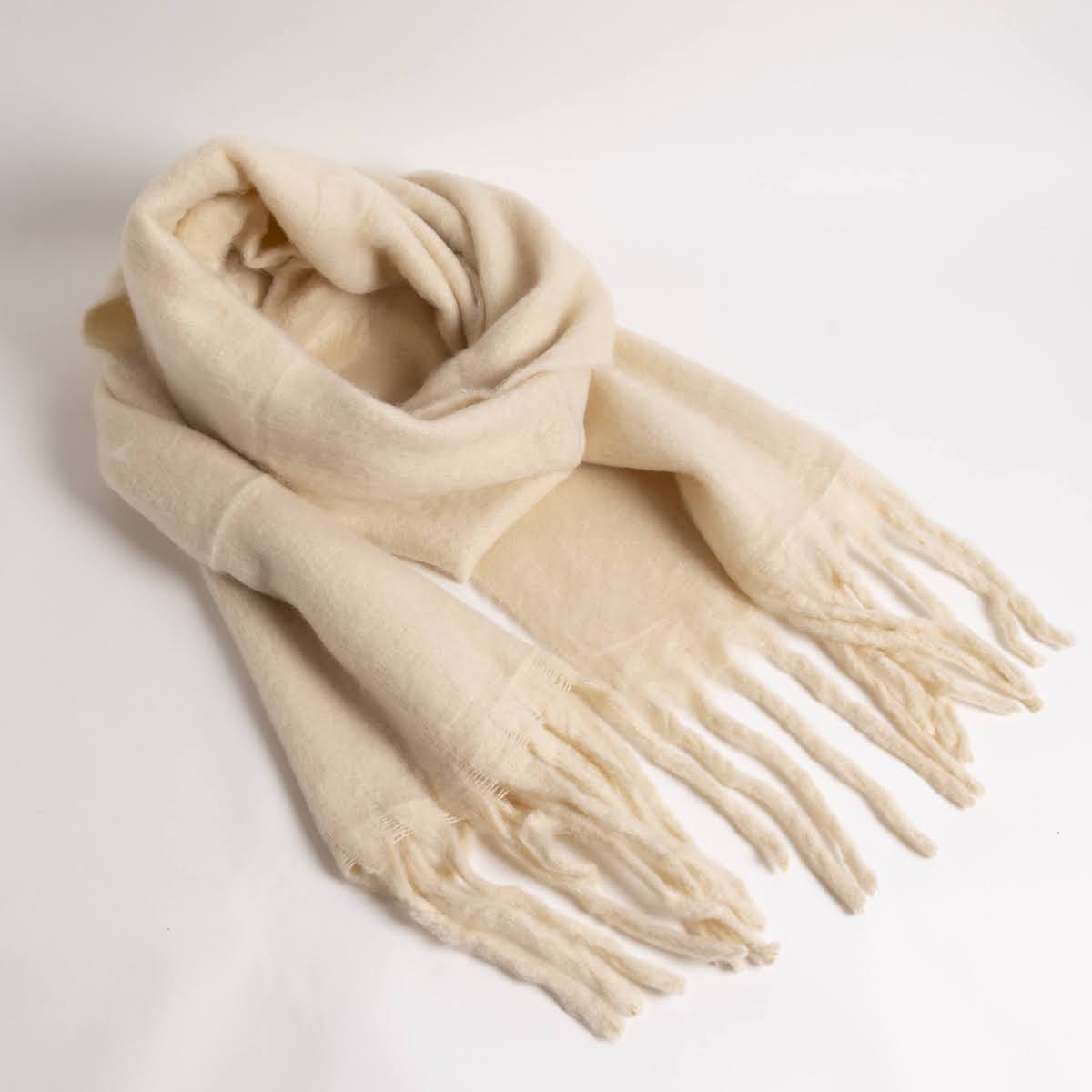 Solid Bright Cozy Winter Wraparound Scarf - P I C N I C 