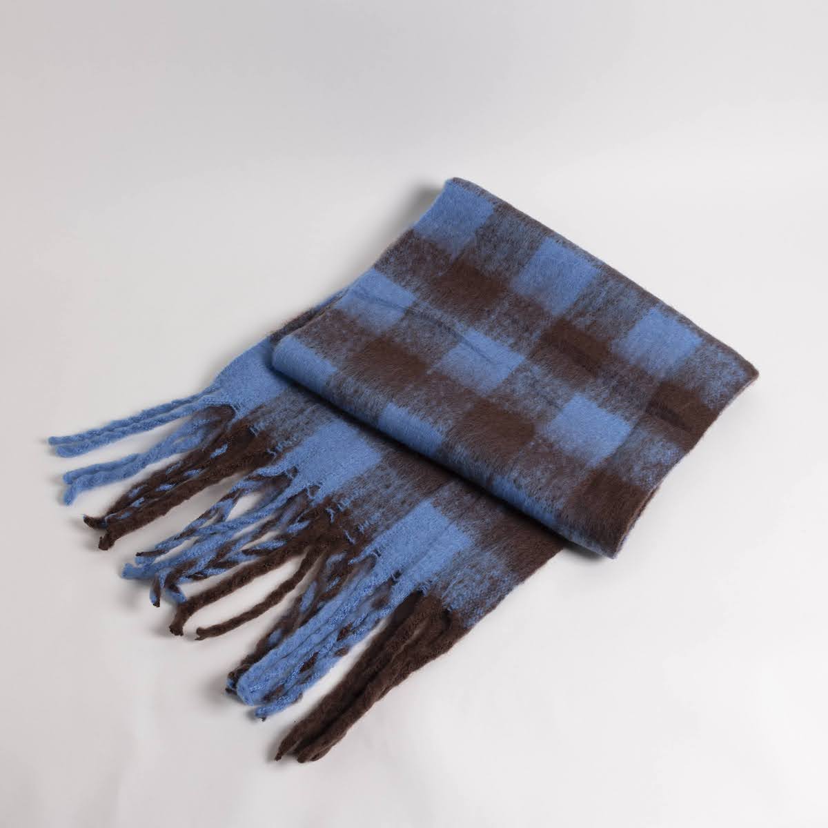 Winter Plaid Cozy Wrap Scarf - P I C N I C 