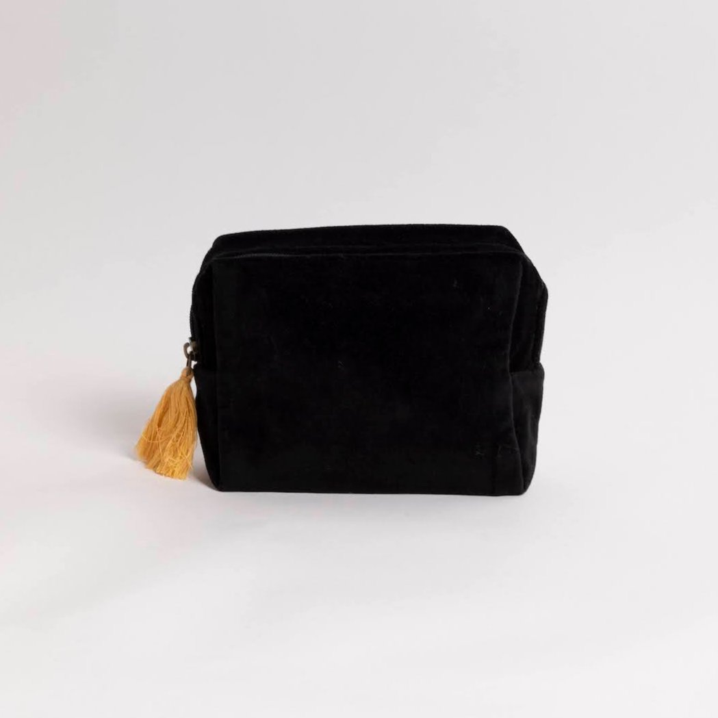 Amulet Embroidered Velvet Pouch - P I C N I C 