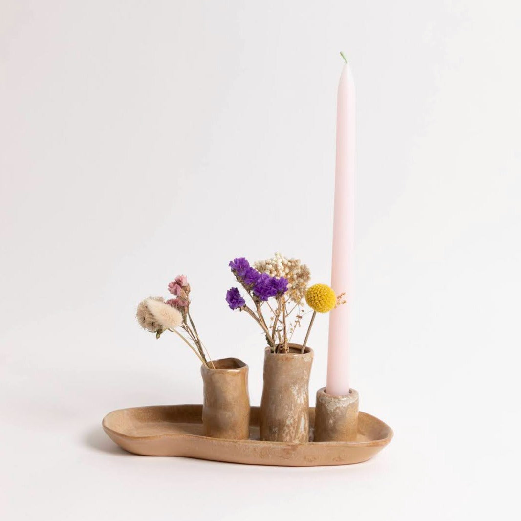 Terre Taper Candle Holder and Bud Vase - P I C N I C 