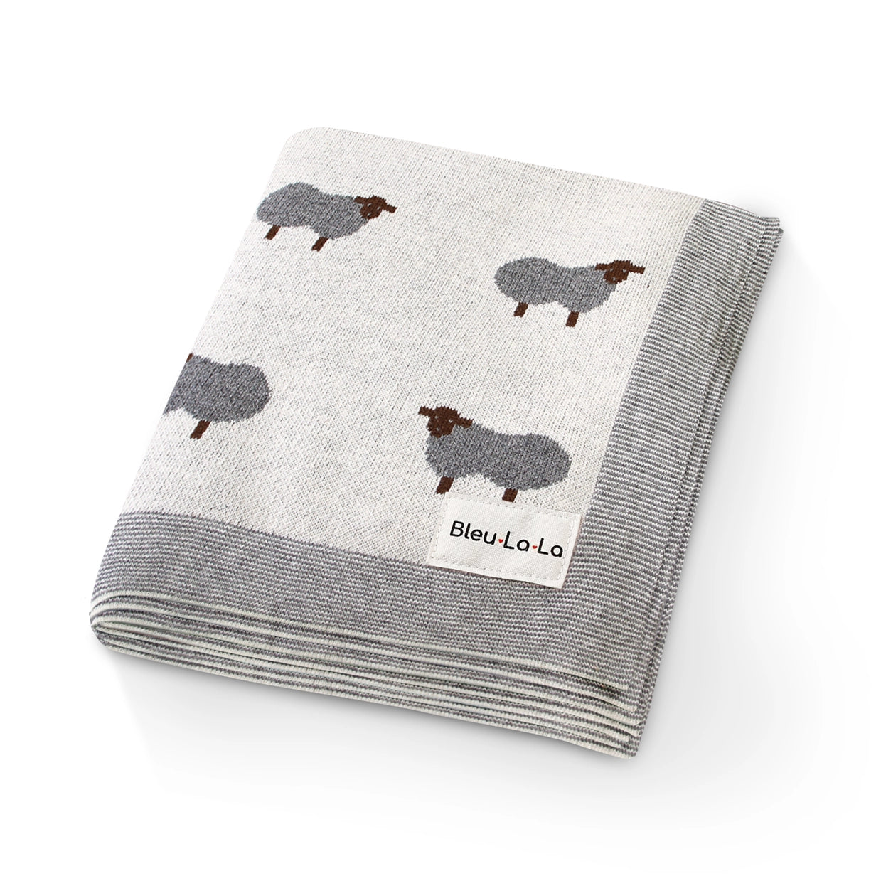 Sheep Cotton Swaddle Receiving Baby Blanket - P I C N I C