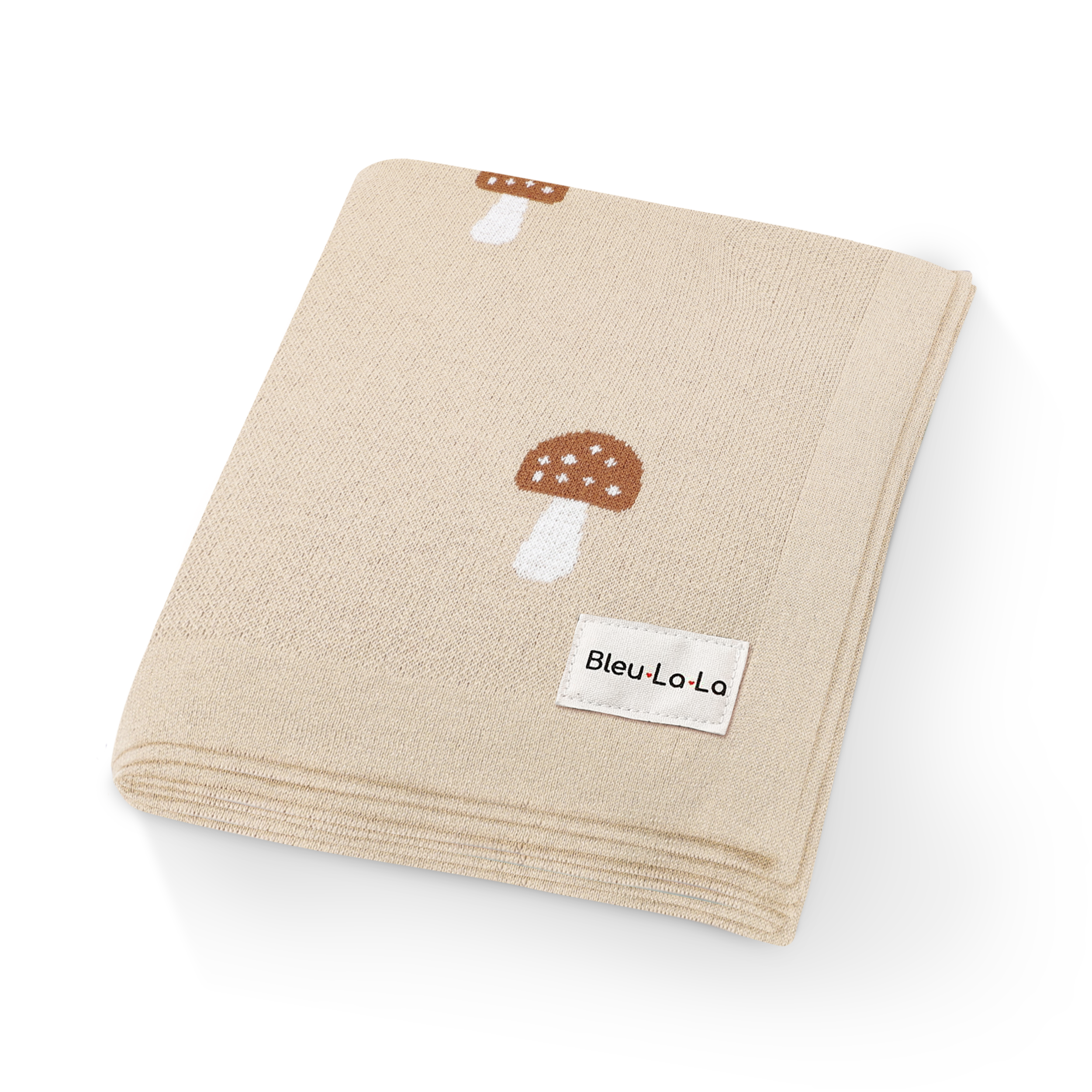 Mushroom Cotton Swaddle Receiving Baby Blanket - P I C N I C 