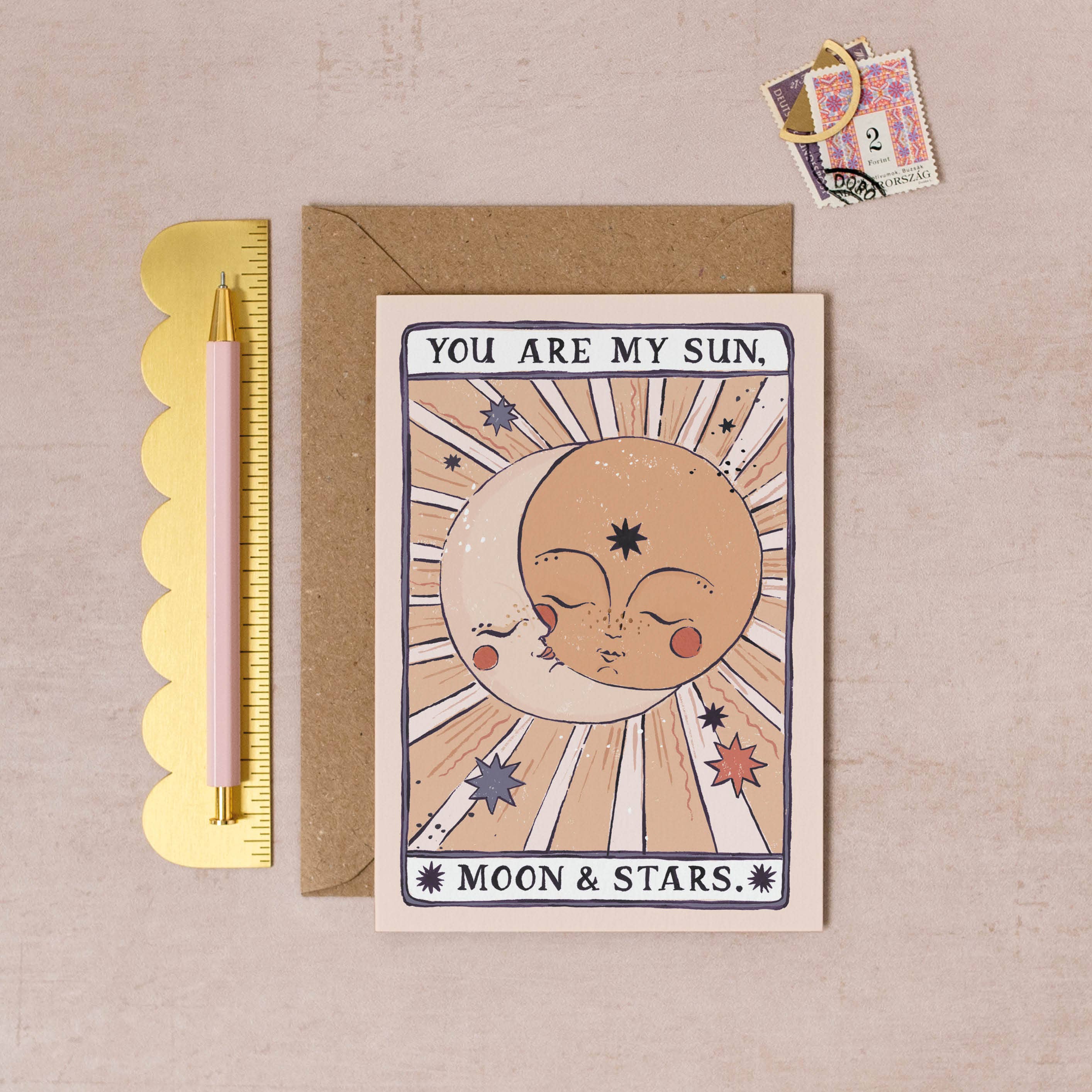 Sun, Moon & Stars Card - P I C N I C