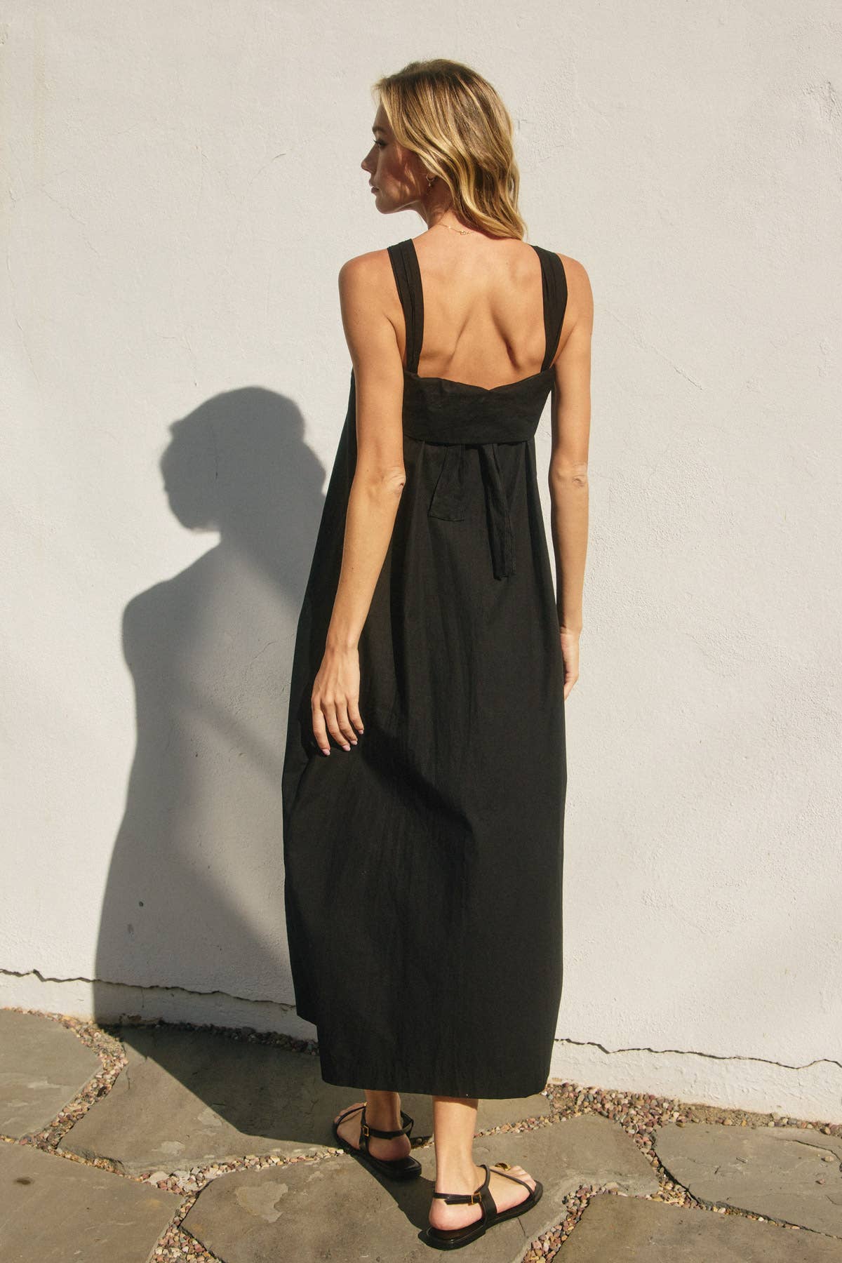 Audra Cotton Halter Maxi Dress - P I C N I C