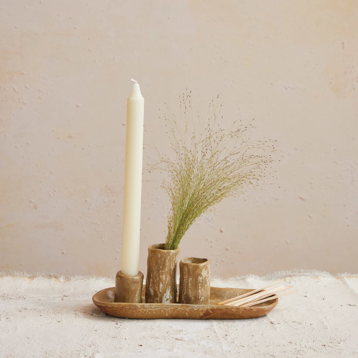 Terre Taper Candle Holder and Bud Vase - P I C N I C 