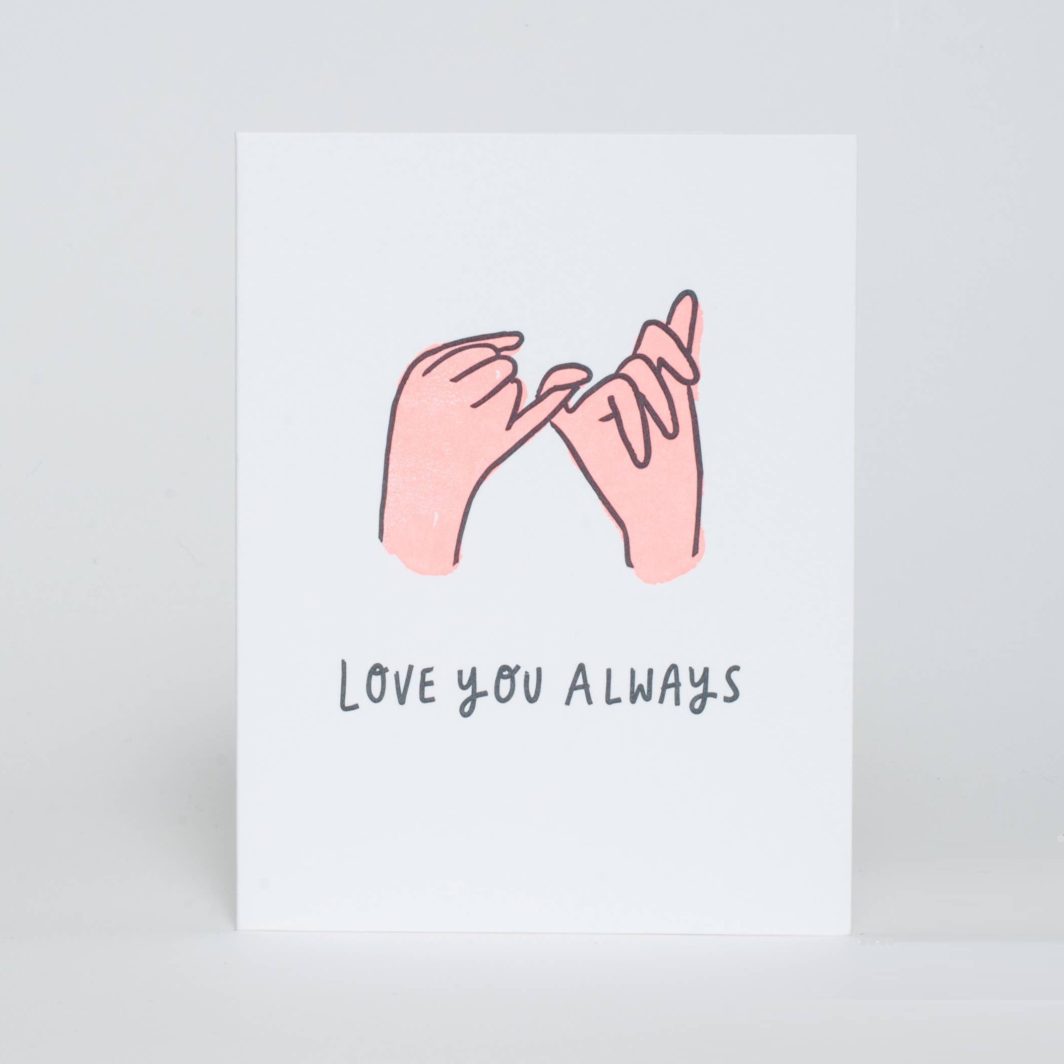 Love You Always Letterpress Greeting Card - P I C N I C