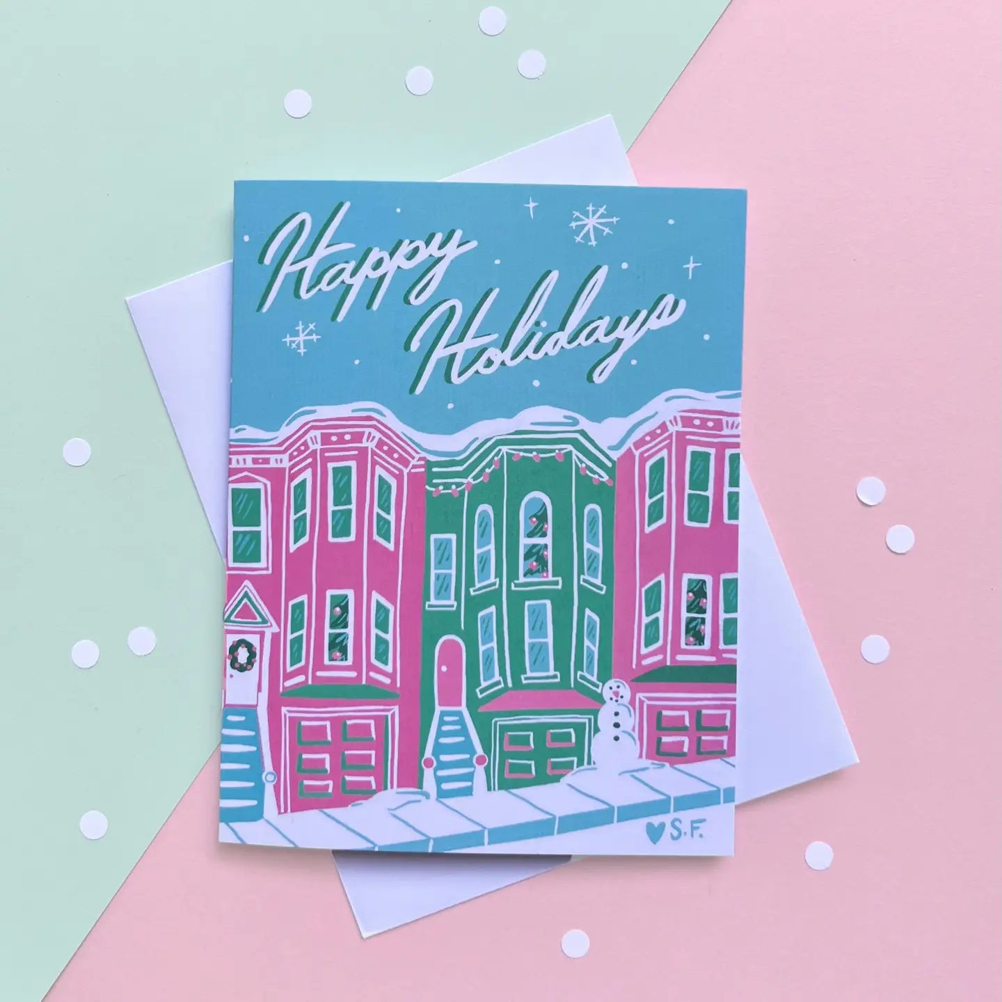 Painted Ladies Happy Holidays Card Box Set - P I C N I C 