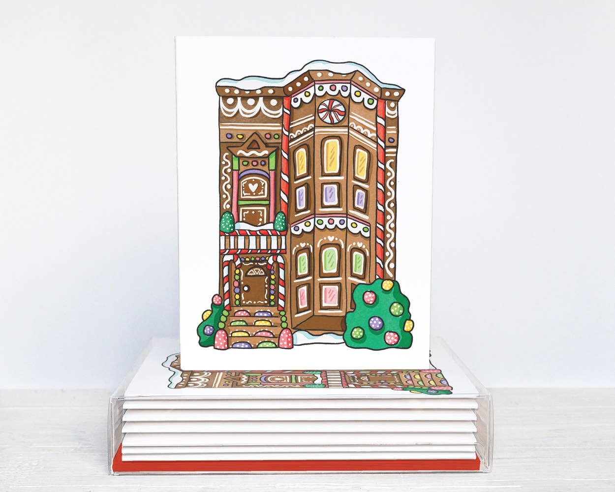 San Francisco Gingerbread House Holiday Cards - Set of 6 - P I C N I C 