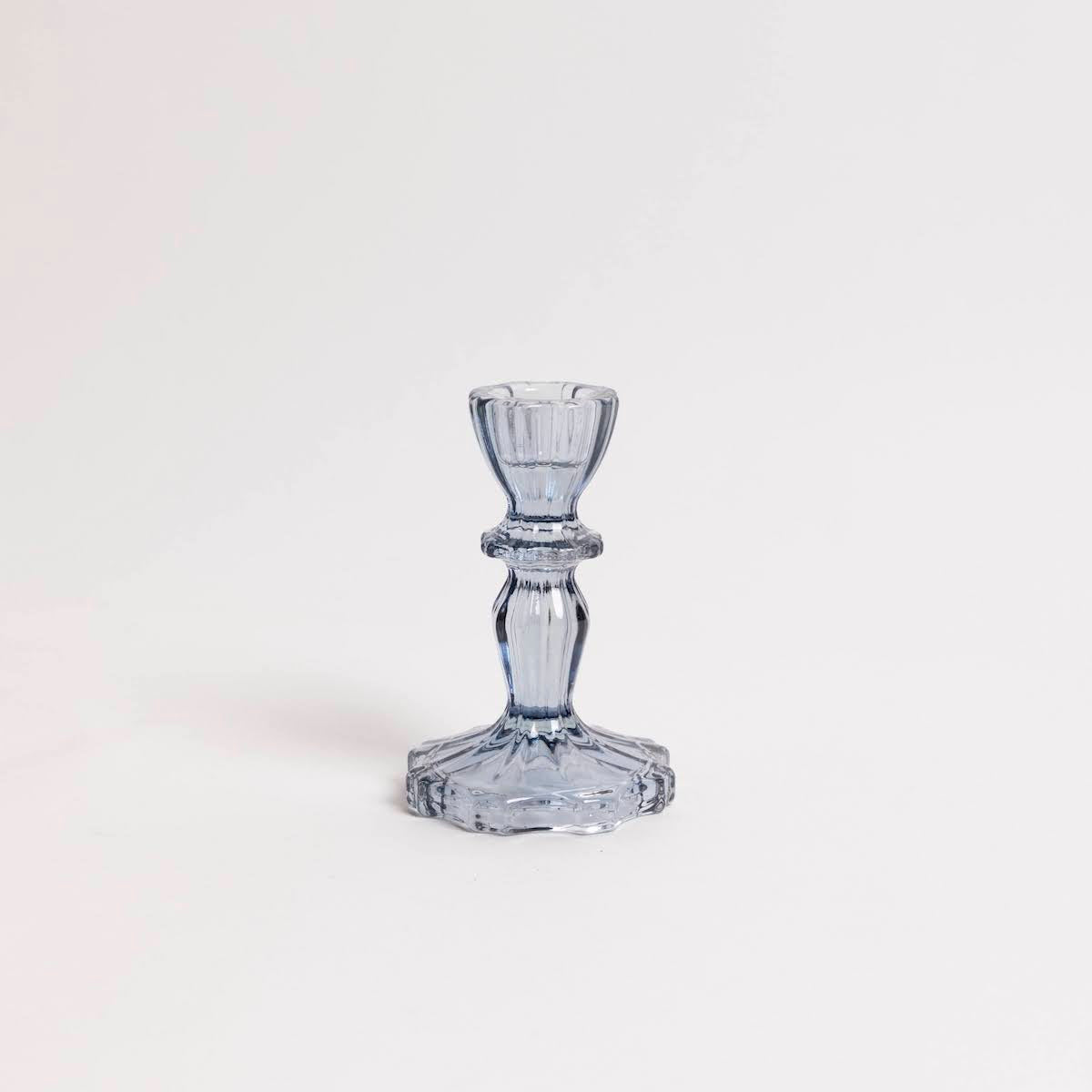 Baroque Glass Candlestick Holder - P I C N I C 