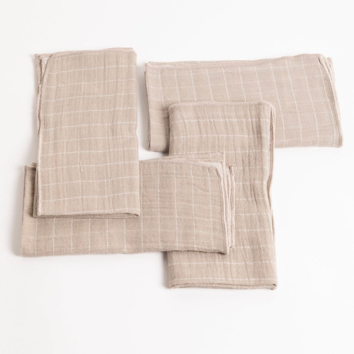 Double Weave Dove Gray Napkin Set - P I C N I C 