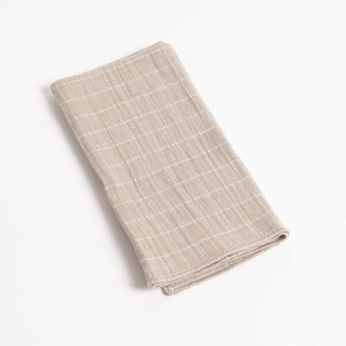 Double Weave Dove Gray Napkin Set - P I C N I C 